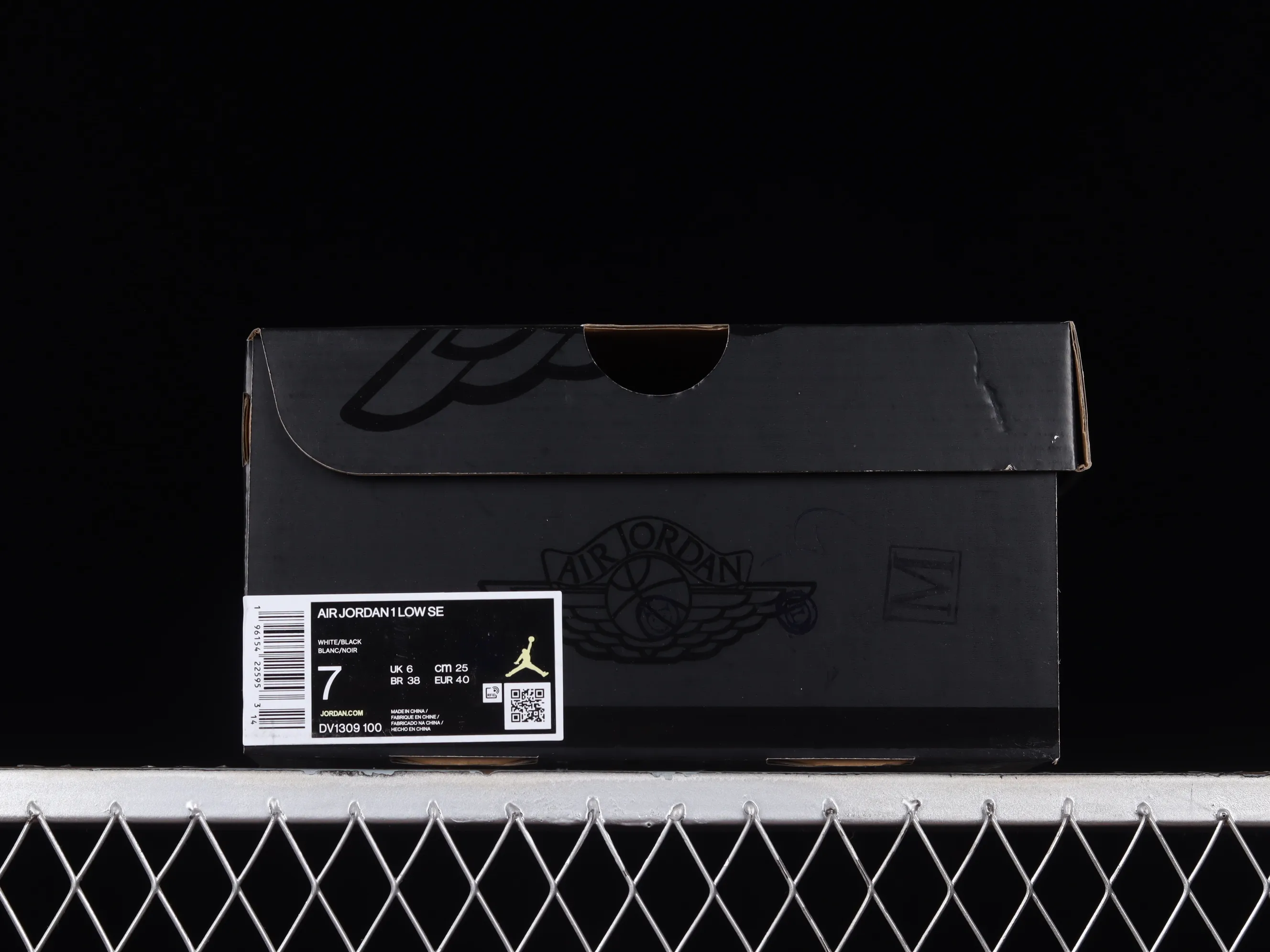 All categories Air Jordan Jordan series basketball shoes Air Jordan 1 Low G version pure original Air Jordan 1 Low "Concord" AJ1 Joe 1 Concord black and white patent leather low-top basketball shoes DV1309-100